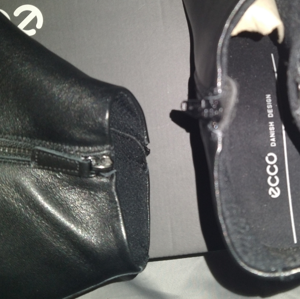 New black ankle boots - Picture 8 of 9